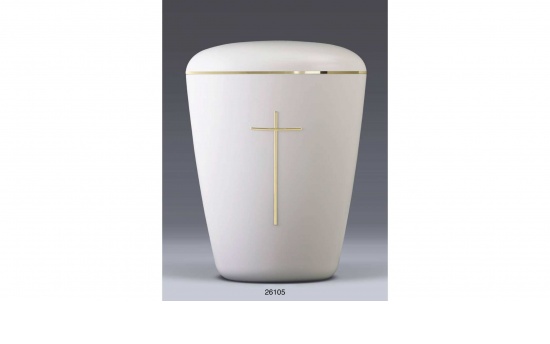 Naturstoff-Urnen Kreuz   <small>(HE-26105)</small>
